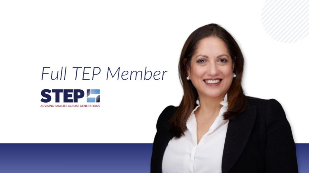 Maria Cecilia Rachadell full TEP Membership from STEP